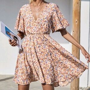 Shein Floral Dress, Size M